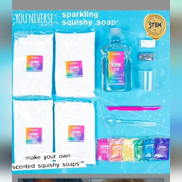 Make your own sparkling squishy soap - Picture 3 of 3